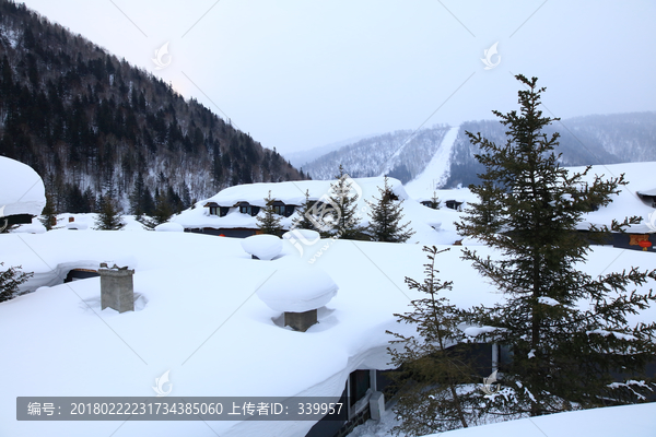 雪乡全景,中国雪乡,雪乡