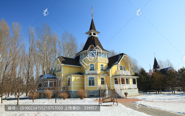 冬季伏尔加庄园,冬季自然风光