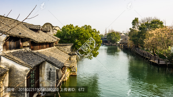 乌镇西栅景区水景