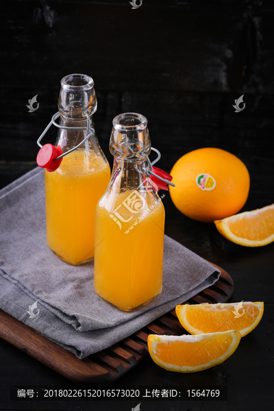 鲜榨橙汁,饮料