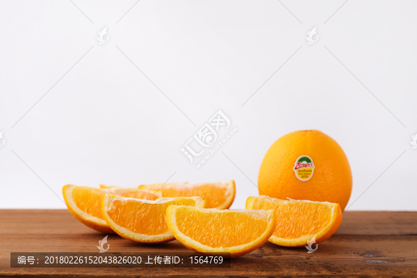 新鲜橙子照片