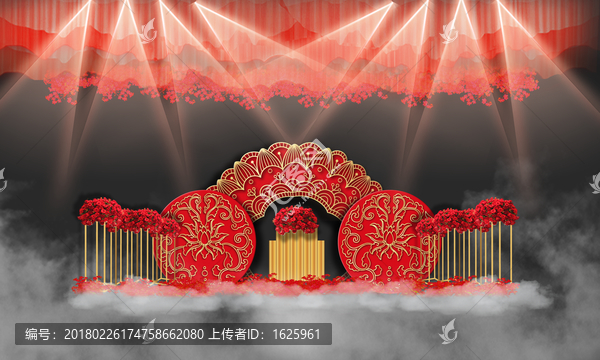 新中式婚禮,紅金色婚禮,婚禮