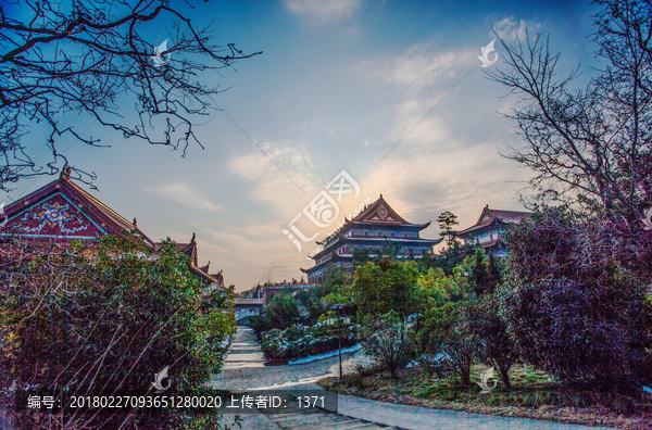 开福禅寺,合肥建筑风光