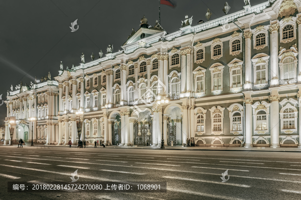 冬宫,夜景