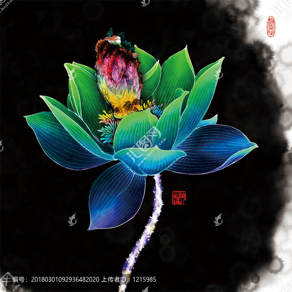 禪意新中式水墨畫二