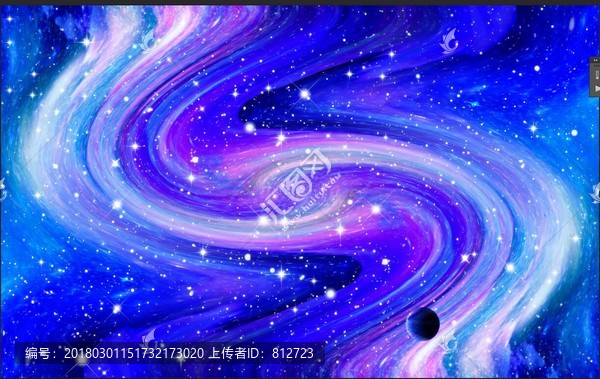 星空漩涡天花软膜