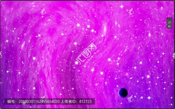 浪漫星空璀璨星空