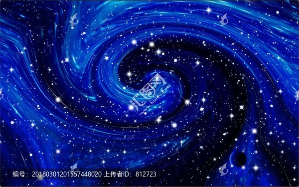 漩渦星空吊頂壁紙