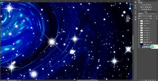漩渦星空吊頂壁紙