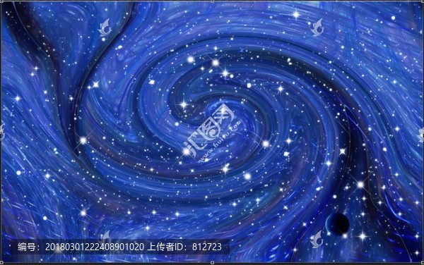 絢麗宇宙星空軟膜壁紙