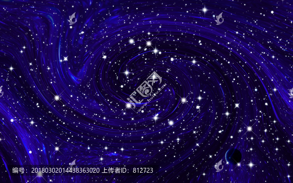 宇宙星空吊顶喷画图案