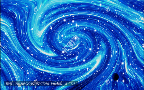 宇宙星空吊頂噴畫圖案