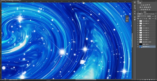 宇宙星空吊頂噴畫圖案
