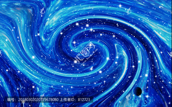 漩涡星空吊顶软膜