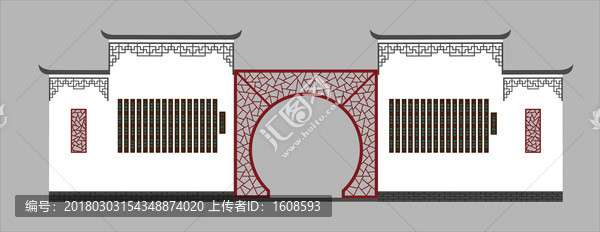 学校公园文化长廊形象墙