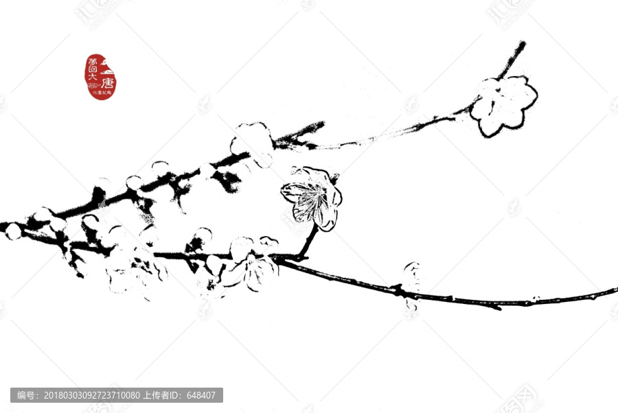 工筆挑花裝飾畫