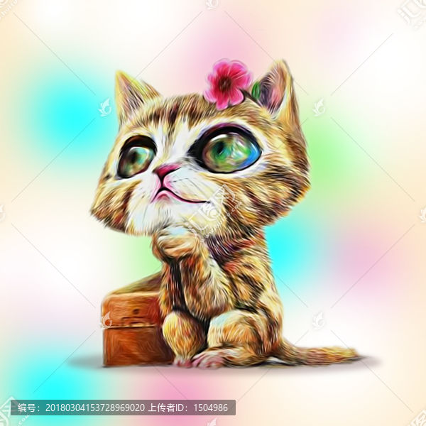 可愛的小貓咪