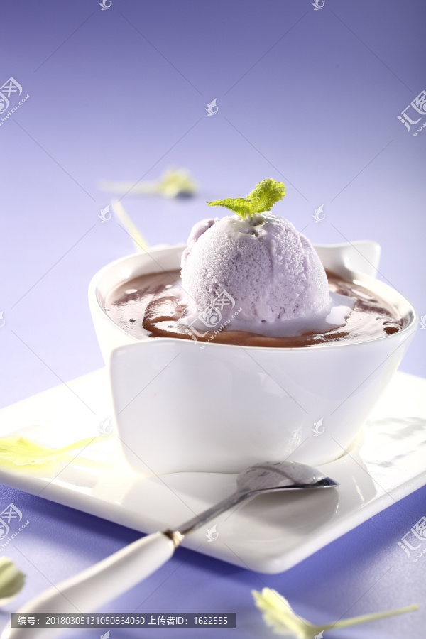 冰淇淋芋头泥
