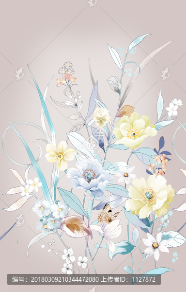 手繪花