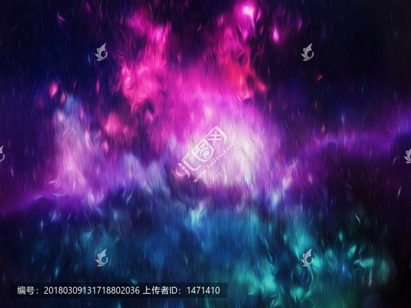 宇宙星空油畫