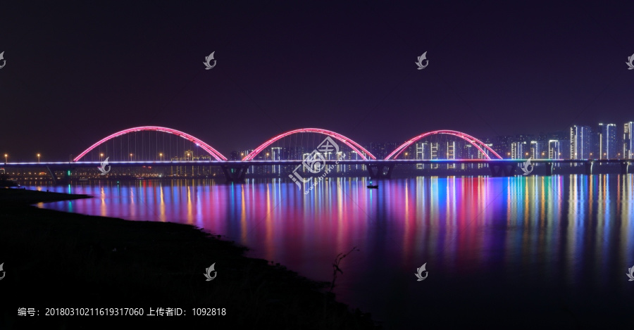 福元路大桥夜景