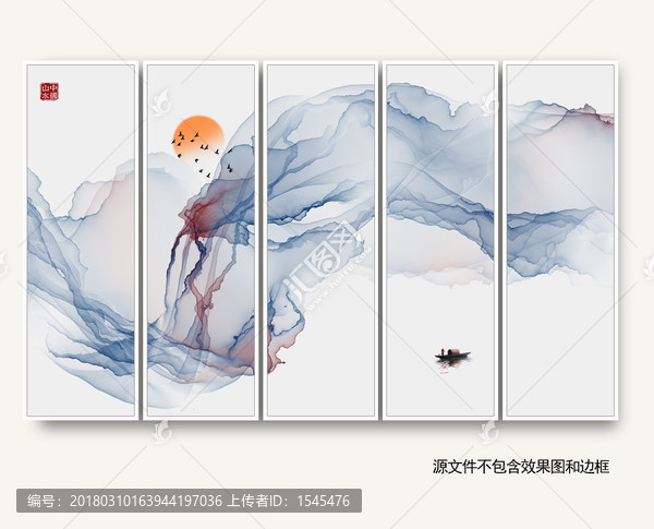 水墨藝術(shù)畫,寫意裝飾畫