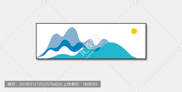 北欧小清新风格装饰绘画