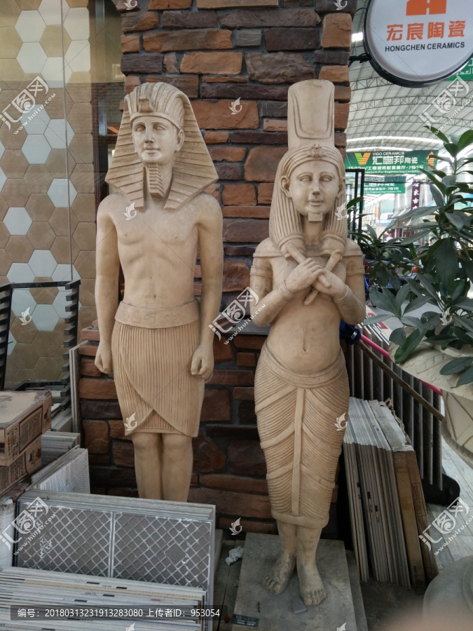 埃及人像雕塑