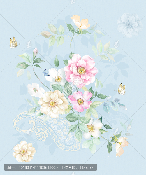 手繪花