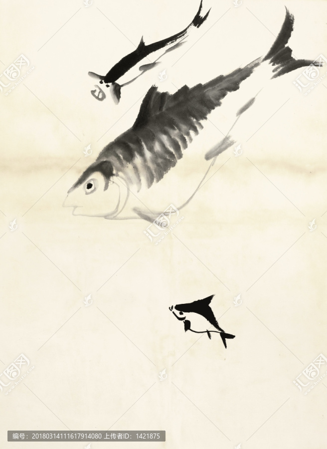 齊白石,魚蝦冊(cè)頁(yè),之魚