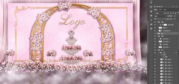 夢幻浪漫小清新粉色系婚禮