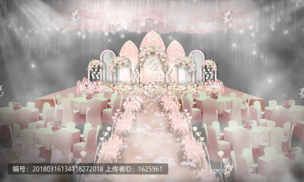 粉色婚禮,歐式婚禮,婚禮