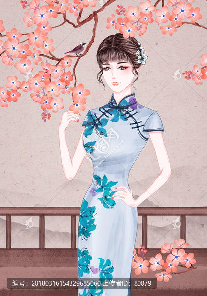 旗袍美女
