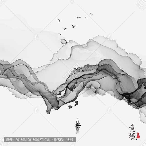 水墨畫,禪意