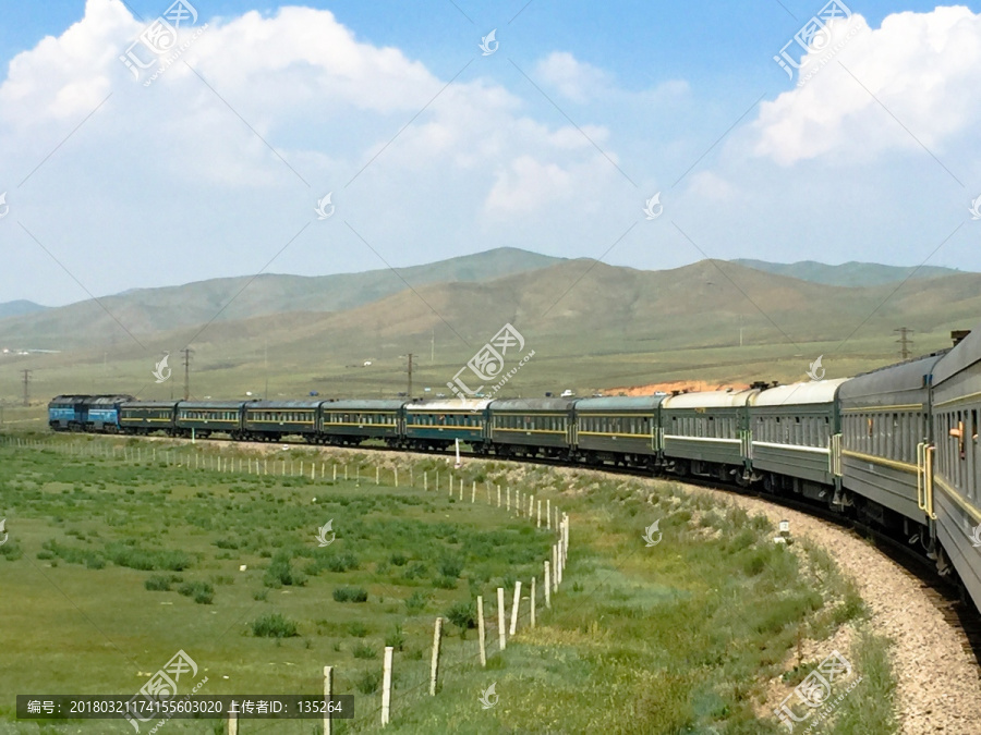 K3,国际列车,火车,蒙古,北
