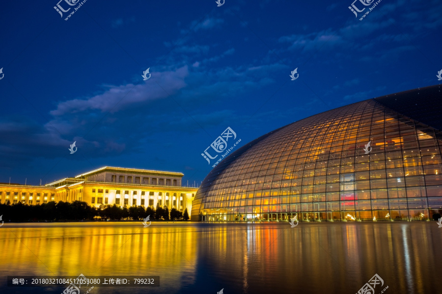 国家大剧院夜景