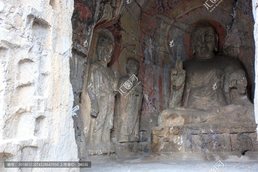龙门石窟,宾阳北洞,佛像