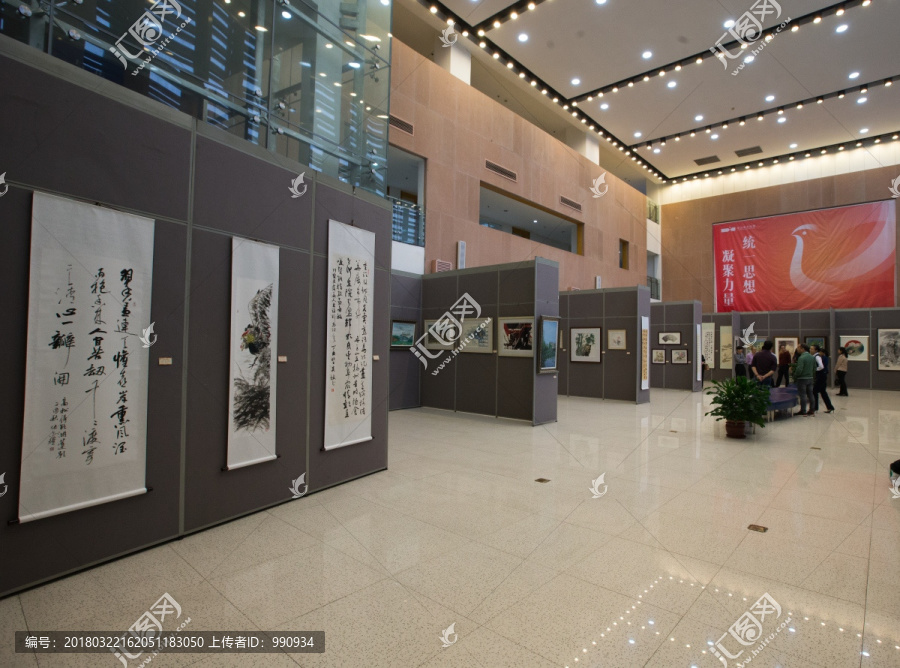 书画展览厅,展览室