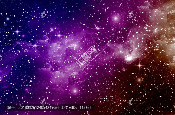 紫色星空