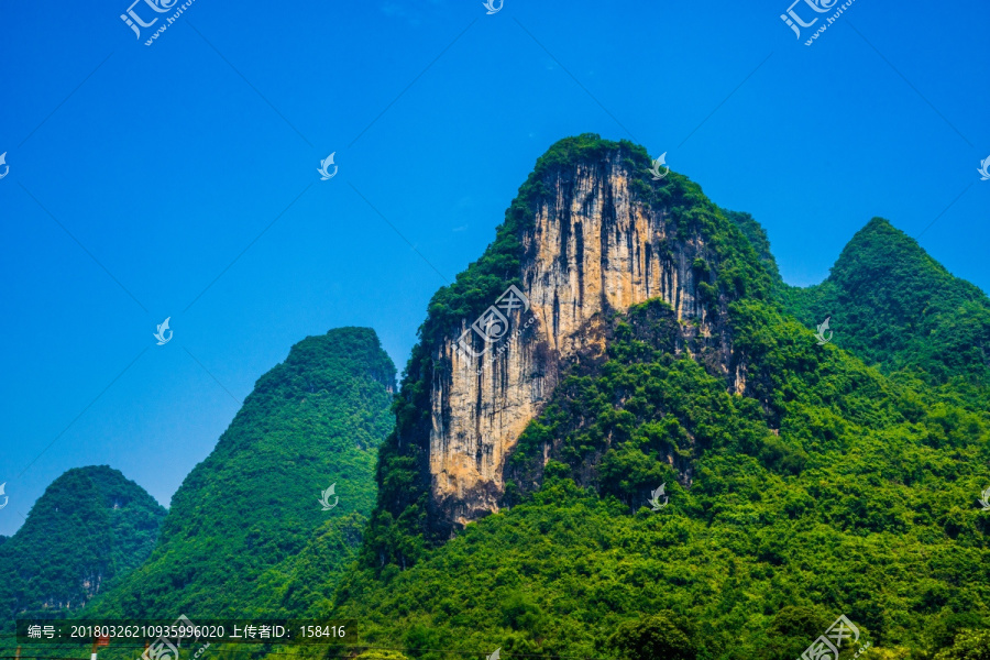 桂林阳朔兴坪山水风景