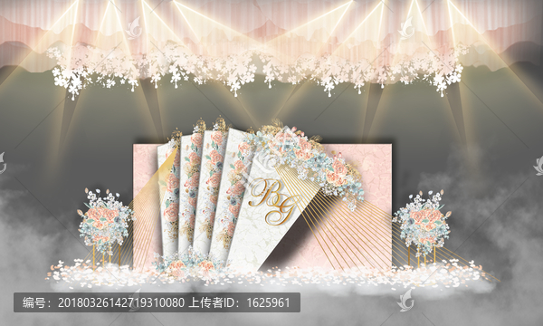 大理石婚禮,白粉色系婚禮,婚禮