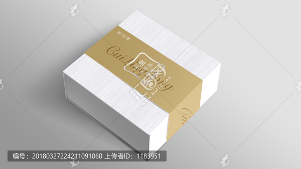 禮盒包裝效果圖模板04