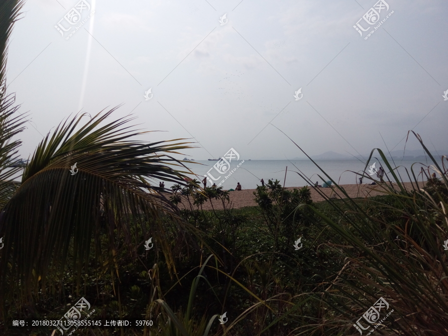 海边暮色风景