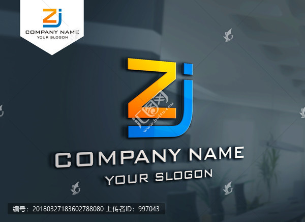 ZJ字母LOGO设计,标志设计