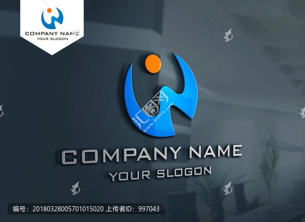 W字母LOGO設(shè)計,標(biāo)志設(shè)計