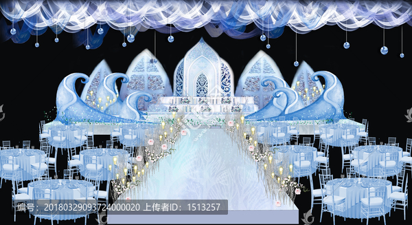 藍(lán)色冰雪主背景