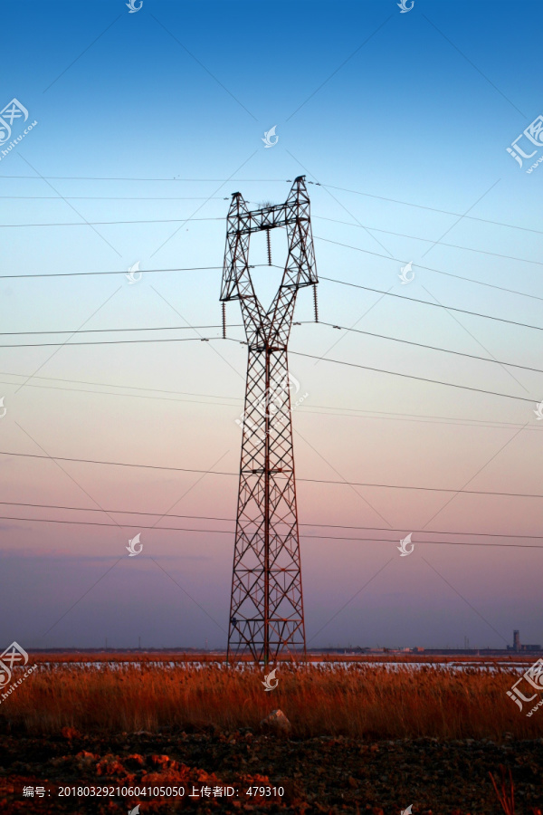 电塔,高压线,电力输出