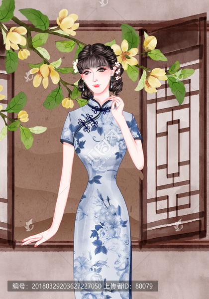 旗袍美女