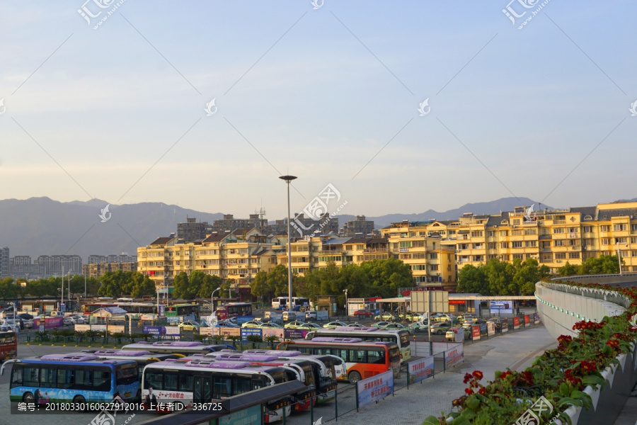 丽水城市风光,丽水站地区