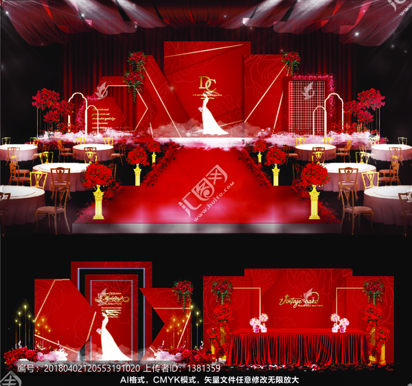 主題婚禮,婚禮設計,紅色婚禮